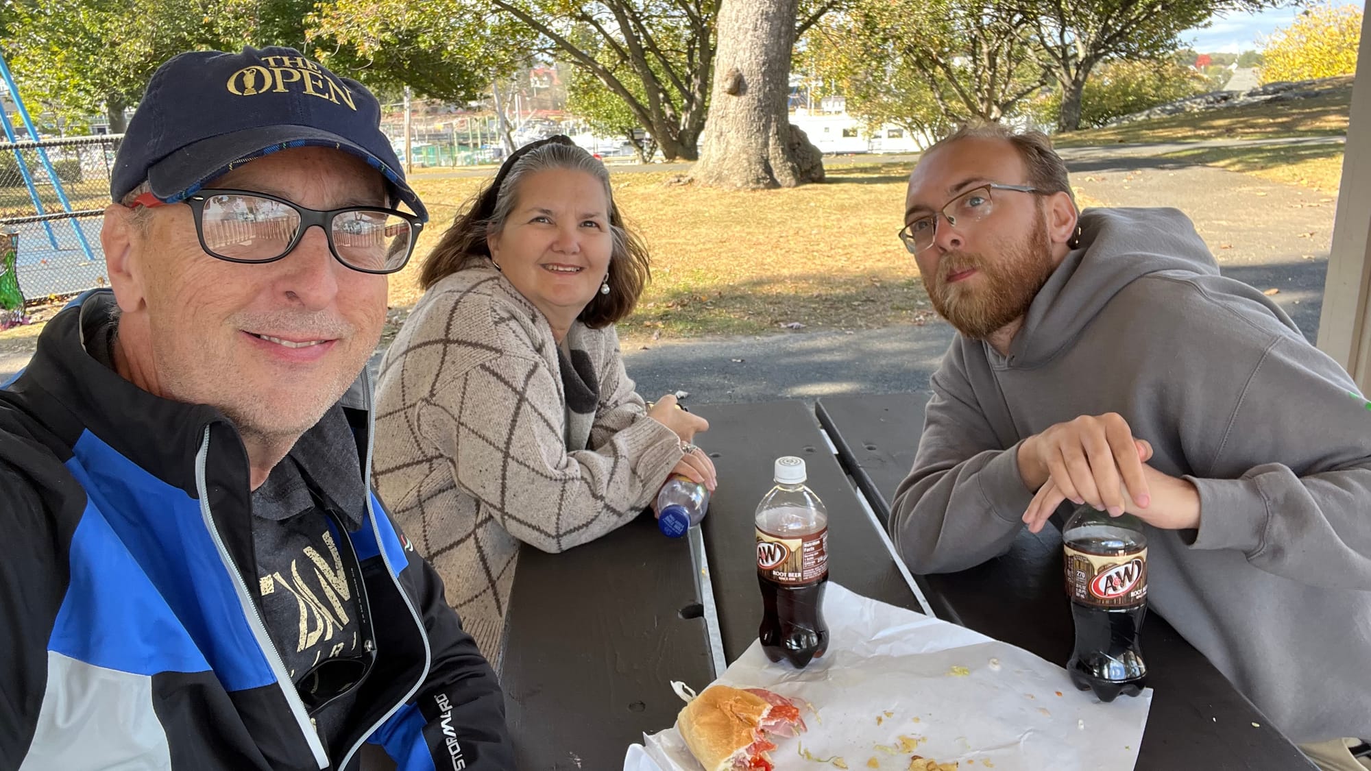 Lupinos for lunch at Hudson Park