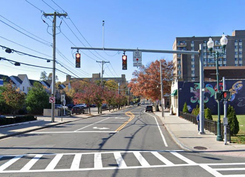 Can a Driver in New York Make a U-Turn on a Roadway with a Double-Yellow Line?