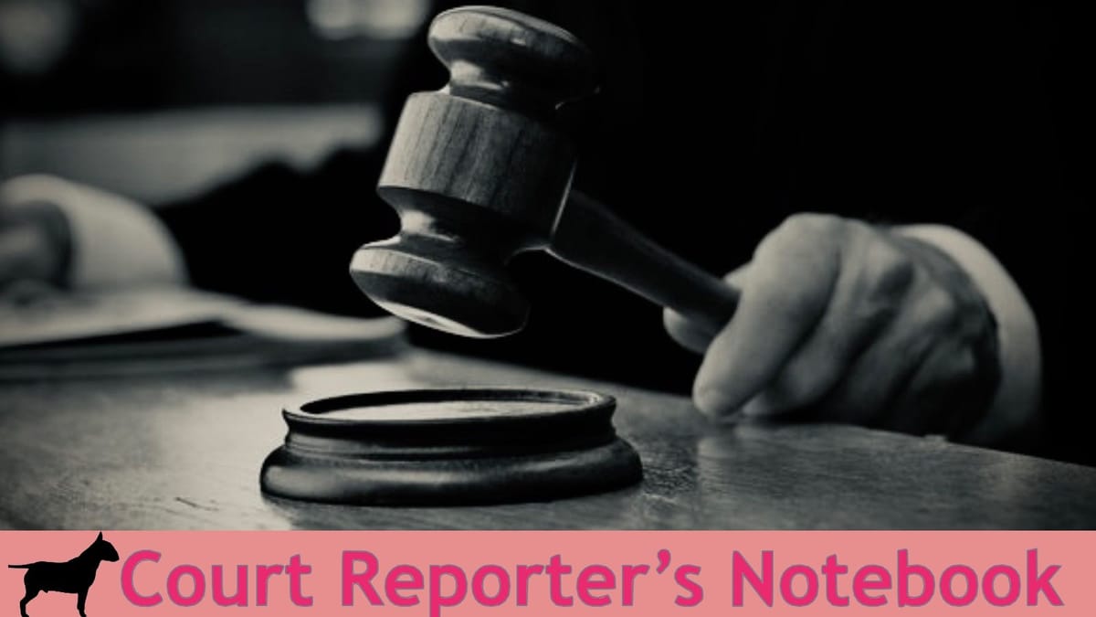 Court Reporter’s Notebook: Cases Followed by Robert Cox